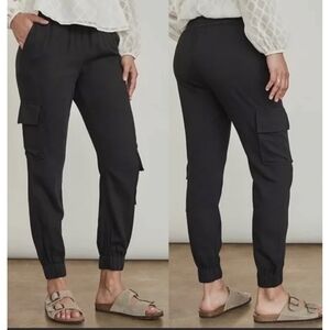 NWT Elizabeth and James cargo jogger black pant Size xs